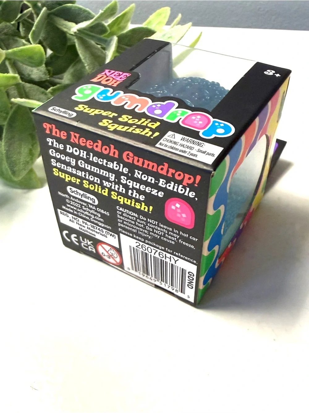 NWT, NeeDoh Gum Drop, Blue